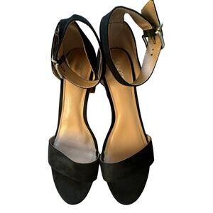 ABound Women's Black Chunky Heel Size 8